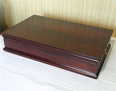 wooden storage box for silverware